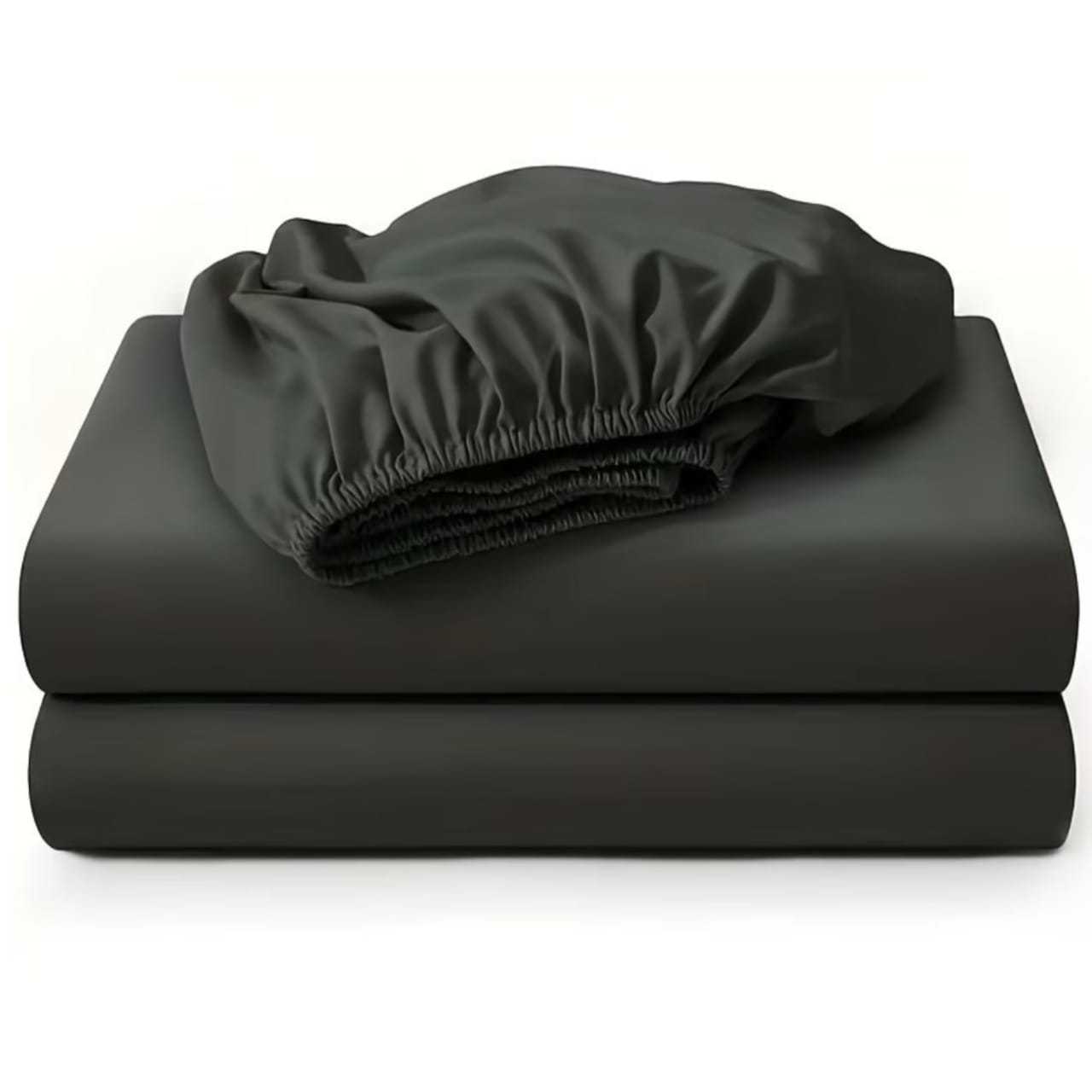 4B Extra Deep 25 cm Fitted Sheet Bed Sheets with Secure Elasticated Corners and Deep Pocket Fit, Tidy Bed Look, Easy Care and Durable for Everyday Use, Perfect for Modern Bedrooms, Guest Rooms and Available in All Bed Sizes