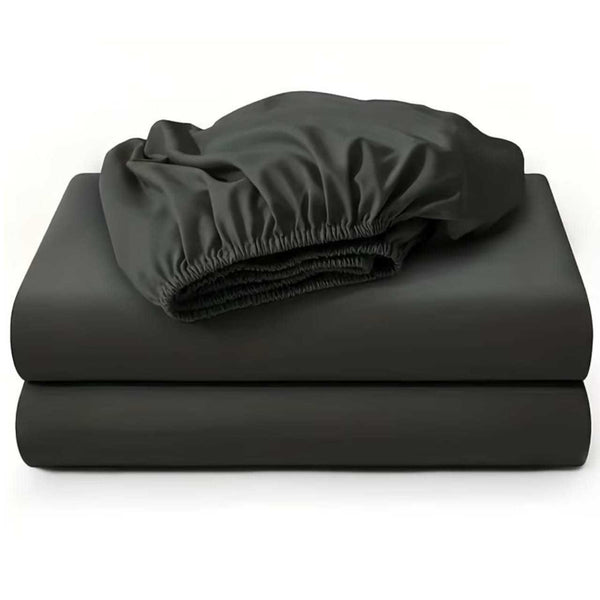 4B Extra Deep 25 cm Fitted Sheet Bed Sheets with Secure Elasticated Corners and Deep Pocket Fit, Tidy Bed Look, Easy Care and Durable for Everyday Use, Perfect for Modern Bedrooms, Guest Rooms and Available in All Bed Sizes