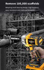 Wireless Electric Impact Wrench, Lithium Electric Wrench Set - Multifunctional Tool Set, Portable, Suitable For Car Maintenance, Furniture And Scaffolding Installation, A Gift Of Electric Tools For Husbands