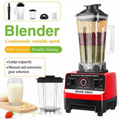 Multifunctional Blender Set, 2L+720ML Large Capacity Wall Breaker - High Power, 15 Adjustable Speeds, 4500W, Automatic Juicer,blenders for kitchen, blender for shakes and smoothies, slushy machine, food processor, blenders for kitchen heavy duty. Christma