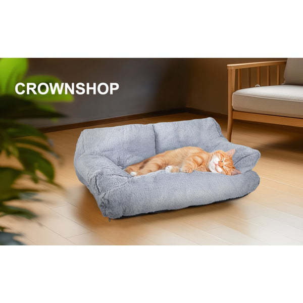 Cat Sofa 66x48x33cm Cat Couch Bed Pet Size 15-20 Stylish Cats Bed Catties Fluffy and Soft Catd Sofa Beds Small Dog Sofas Beds for Dogs and Cats for Small and Medium Dogs