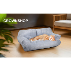 Cat Sofa 66x48x33cm Cat Couch Bed Pet Size 15-20 Stylish Cats Bed Catties Fluffy and Soft Catd Sofa Beds Small Dog Sofas Beds for Dogs and Cats for Small and Medium Dogs