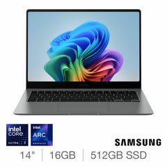 Samsung Galaxy Book5 Pro, Intel Core Ultra 7, 16GB RAM, 512GB SSD, 14 Inch AMOLED Laptop, NP944XHA-KG2UK