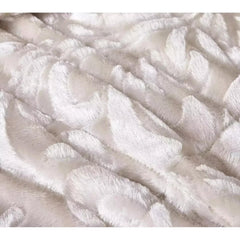 3pcs Embossed Bedspread Set - Coverless Comforter with 2 Pillow Shams, Lightweight All-Season Bedding - Soft Teddy Fleece Bedspread