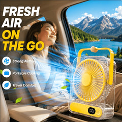 Mini USB Desk Fan with Strong Airflow, Adjustable Angle And Quiet Operation for Office, Home And Student Dorm