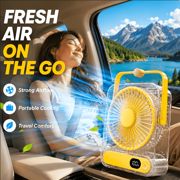 Mini USB Desk Fan with Strong Airflow, Adjustable Angle And Quiet Operation for Office, Home And Student Dorm