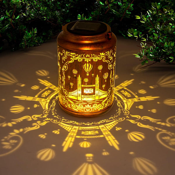 Christmas Gifts for Women Birthday ,Hummingbird Solar Lanterns Garden Ornaments Outdoor, Unique Gifts for Mum Grandma Women, Metal Solar Lanterns outside for Yard, Patio, Backyard, Porch