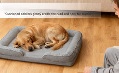 Orthopedic Dog Bed with Removable CoverFoam Pet Mattress for All-Season Comfort, Non-Slip Bottom, Fits Medium/Large/Small Dogs, Cozy Bedroom Accessory