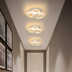 Verbrande 2-Light 25Cm LED Integrated Semi Flush Mount