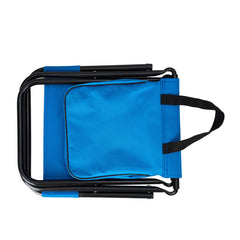 1PC Folding Chair with Storage, Foldable Fishing Seat Lightweight Chair, Portable Chair Home, Small/Large More Colors