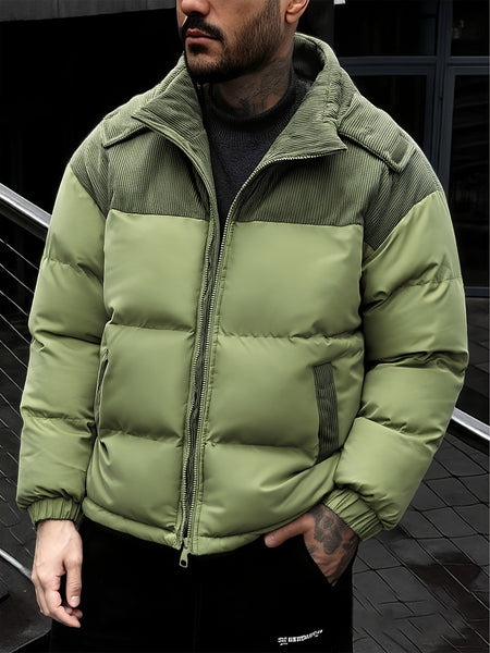 SIJIDOUPick:Men's Winter Hooded Warm Padded Jacket Stylish Trendy Thickened Coat for Autumn/Winter