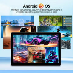 New 10.1-inch Android 15 Tablet With Multiple Options (tablet With Leather Case/tablet With Keyboard Set) 12 (3+9) GB RAM, 64GB ROM, Quad Core Processor, 2.0MP+8.0MP Camera, 6000mAh Battery, Suitable For Daily Use, Study And Office, Pad