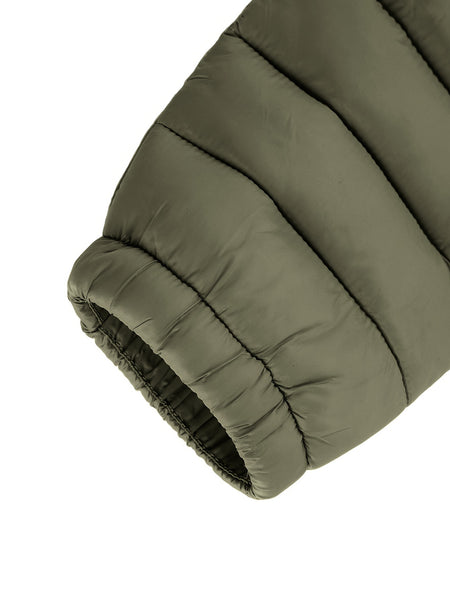Women's Autumn/Winter Simple Lightweight Hooded Commuter Padded Coat with Pockets