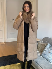 Long Belted Puffer Coat Winter Wonderland Outfit Women Casual Jacket, Versatile Winter Outerwear With Chic Design, Perfect For Everyday Fashion And Cold Weather Comfort