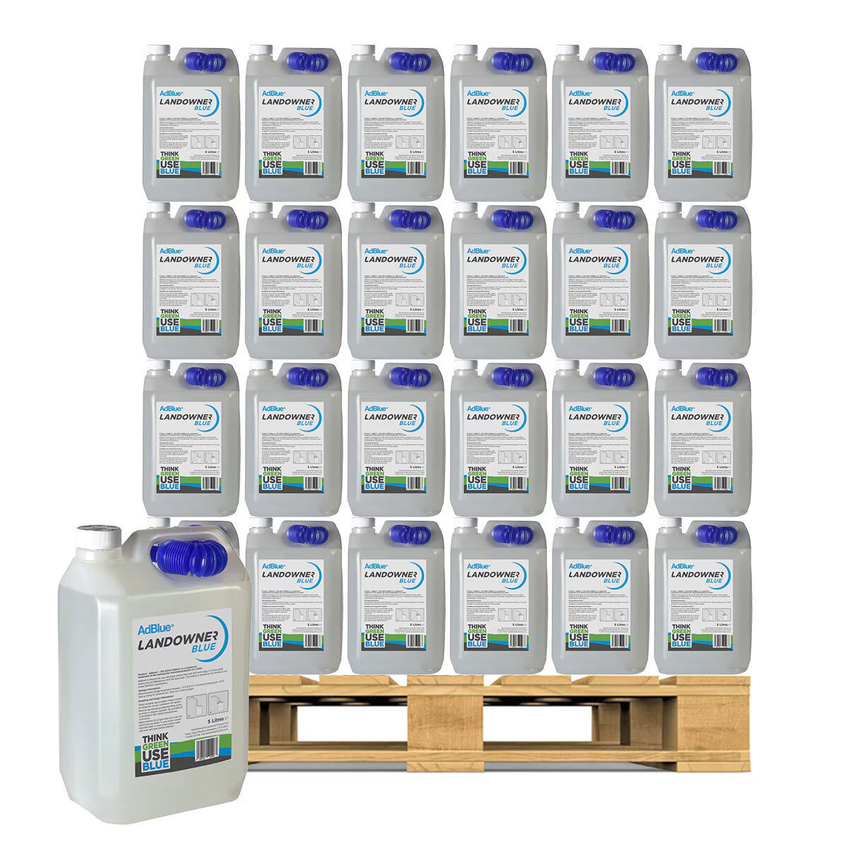Landowner Blue Adblue Pallet - 184 X 5L Cans (920 Litres)