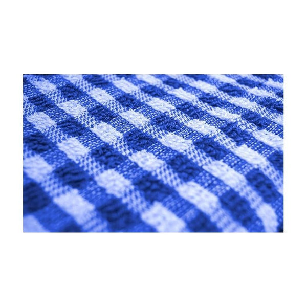 Pack of 2 Cotton Mono Terry Tea Towels – Egyptian Mono Check, Super Absorbent, Soft & Durable – Hotel Quality Kitchen Dish Cloths TT ‎65cm x 46cm approx