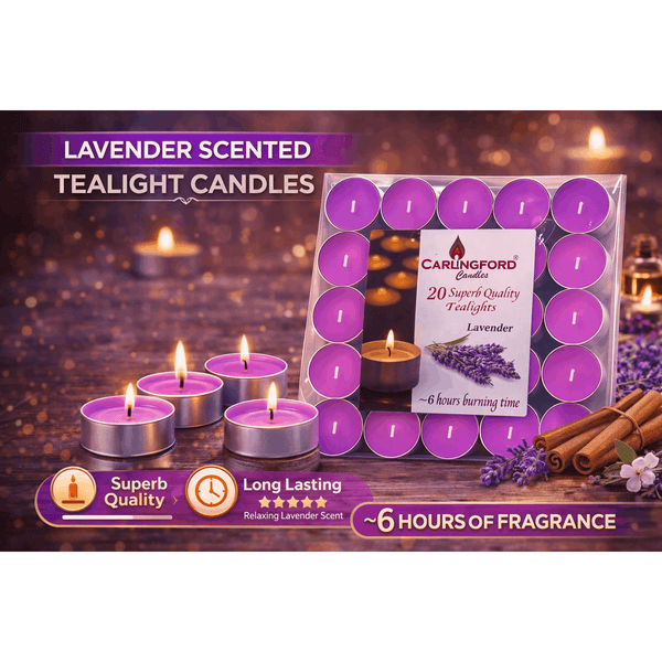 Premium Scented 6hrs candles pack of 20 | 6 to 8 hrs Burning time | Premium Quality | Different Fragrances | Gifting quality |