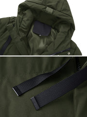 Jingmeleng Selection: Men's Simple Casual Soft and Comfortable Padded Hooded Coat, Stylish and Versatile