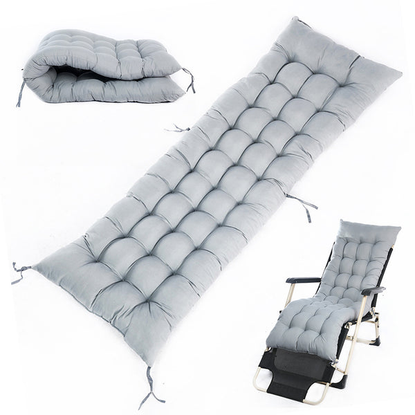 Garden Bench Cushion Chair Cushion, Sun Lounger Cushion Pads 160*50*8cm Thick Garden Recliner Chair Replacement Anti-Slip Cushion Sunbed Cushion 2 3 Seater Seat Pad for Porch Swing Patio Lawn Various Colour Options
