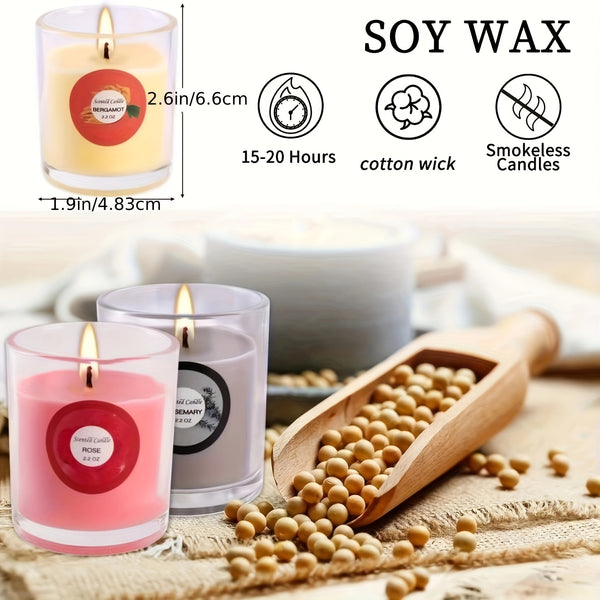 20 Colorful Scented Candles, Made Of High-quality Soy Wax, with Fragrances Such As Rose, Strawberry, Lemon, Etc. Dopamine Colorful Sweet Series Candles, Perfect Gifts for Valentine's Day, Weddings, Birthdays, And for Giving to Relatives And Friends.