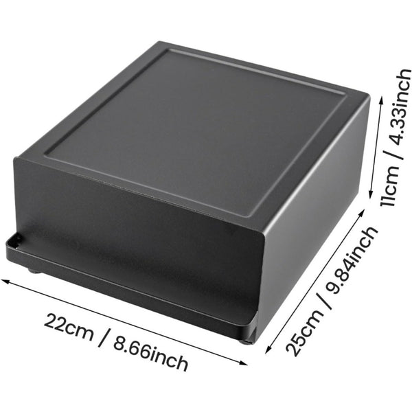 Modern Coffee Capsule Drawer Rack with Sliding Side Tray, Multi-Purpose Countertop Storage Box for Kitchens, Coffee Bars, Offices & Worktops