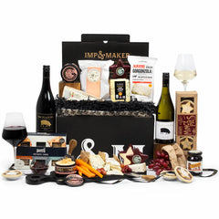 IMP & MAKER Perfect Christmas Pairing Cheese Board and Wine Hamper