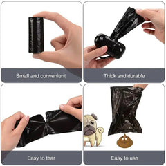 1200pcs/60 rolls Thickened Pet Poop Bag, Easy to Clean, , Perfect for Dog Poop, Pet Poop Bag|Playful Design|Leak Proof Material, Bagp Waste Bags with Dispenser UK