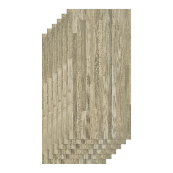 36pcs Self Adhesive Vinyl Flooring, 15X30cm Wood & & Stone Grain Effect Peel and Stick Floor Tiles, Waterproof Flooring Stickers for Home Office Bedroom Kitchen Living Room