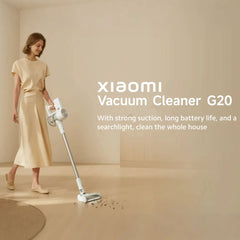 Xiaomi Vacuum Cleaner G20, with 2-in-1 brush nozzle for home sweeping cleaning, 25000Pa strong cyclone suction, 0.66L dust cup, handheld vacuum cleaner