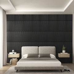 Artika Sonolok Acoustic Wall Panel Set in Black/ Black, 4 Pack