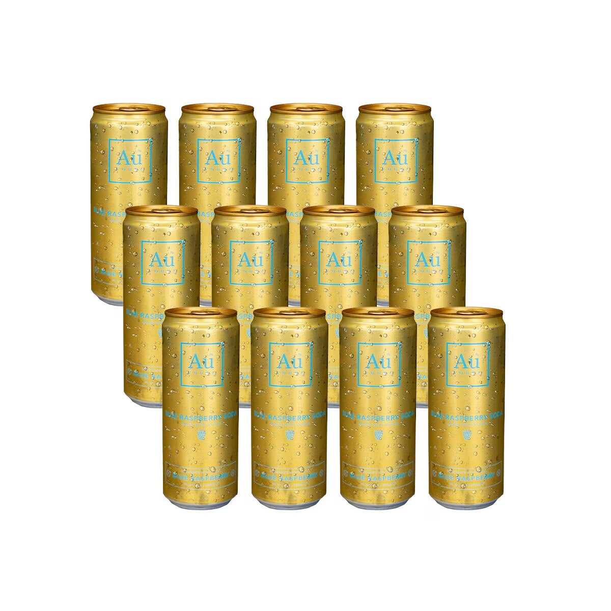 Au Blue Raspberry Ready to Drink Cans, 12 X 330Ml