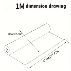 1 Roll Of Self-adhesive PVC Glass Static Window Film Window Sticker, Suitable for Floor-To-Ceiling Windows in Bathrooms And Restrooms, UV Resistant, Transparent And Opaque Window Film for Living Room Home Decoration