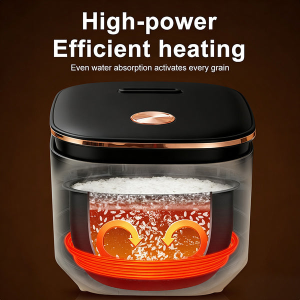 5L Digital Rice Cooker, 8 Cooking Functions with Steamer, Quick Rice, Porridge, Soup, 12H Timer & Auto Keep Warm, Non-Stick Electric Cooker for Home