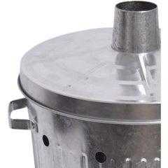 Trendi 90 Litre Extra Large 90L Galvanised Metal Incinerator Recycle Garden Rubbish Fire Wood Burner Burning Leaves