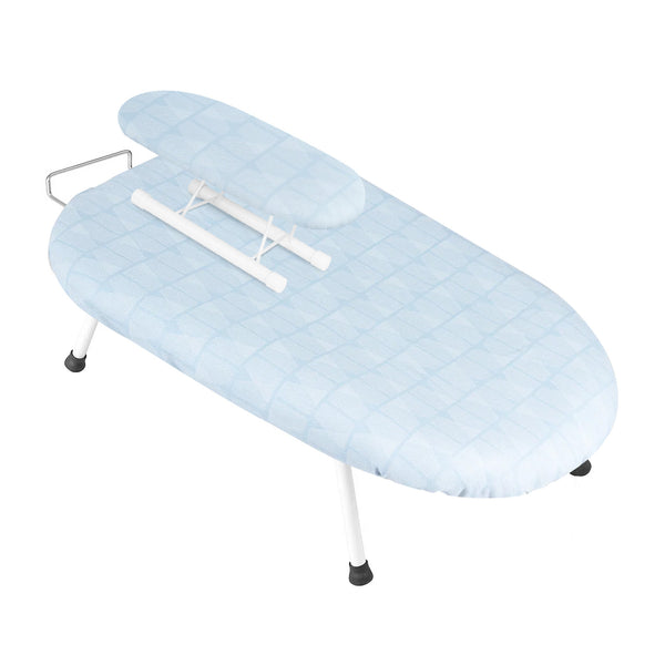 1pc Compact Folding Ironing Board with Pink Floral Pattern - Space-Saving, Easy Storage, Multi-Use Design for Home Use, Durable Plastic Material, Ironing Boards