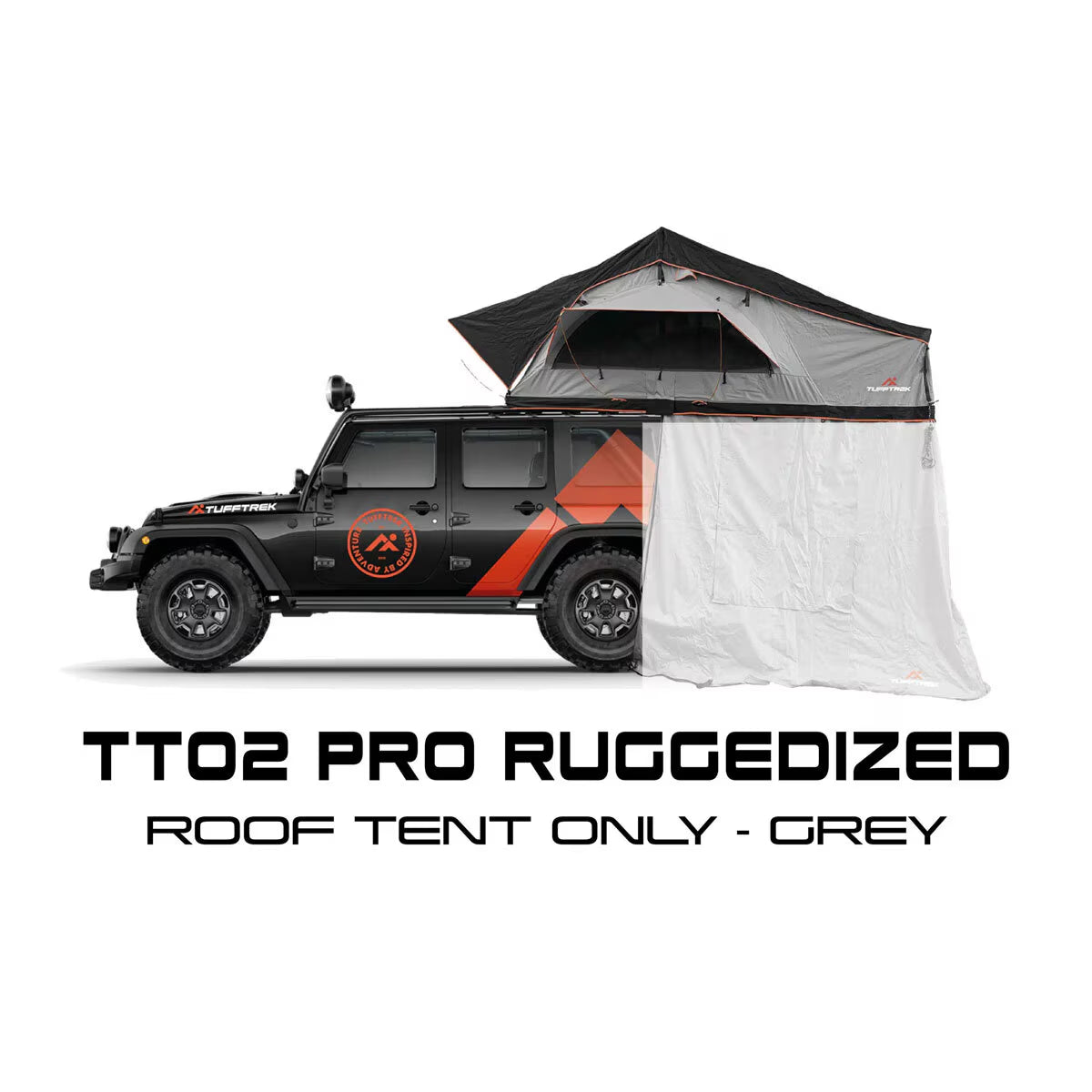 Tuff-Trek TT-O2 Pro-Ruggedised Soft Top Tent in 3 Sizes