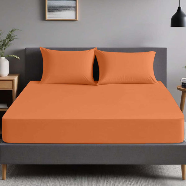 1pc Extra Deep Fitted Sheet, All seasons Bedding Ultra Soft Breathable Microfiber, Wrinkle-Free, Machine Washable, Hotel Quality All Sizes Available