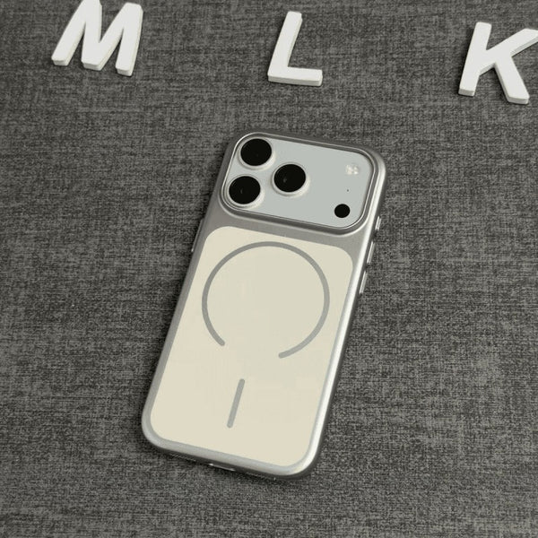 Phone Case: Fashionable Electroplated Magnetic Phone Case Compatible with iPhone 17 Pro Max Slim Shockproof Matte Full Cover Protective Case