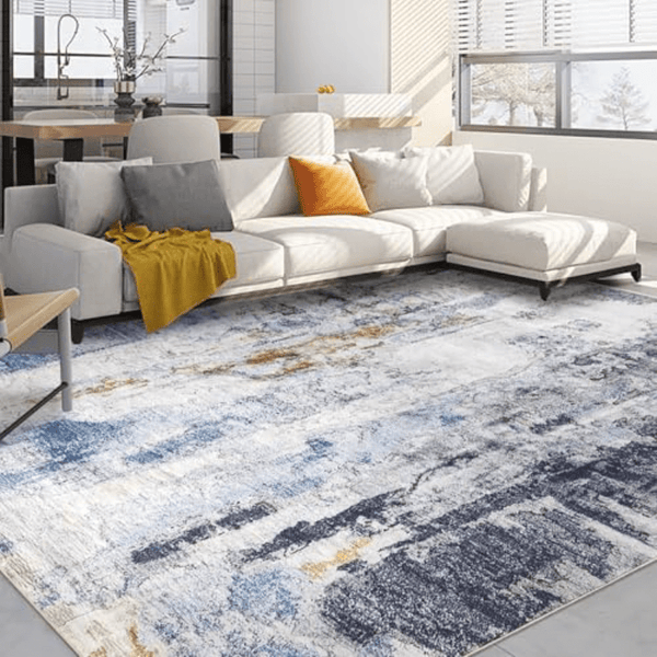 1pc Area Rug Modern Abstract Living Room Boho Art Bedroom Dining Room Nursery Lounge Home Office Grey/ , Home Practical Carpet Round and Rectangular