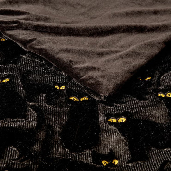 Ashford Home Embroidered Halloween Throw in 3 Designs, 152 X 178 Cm