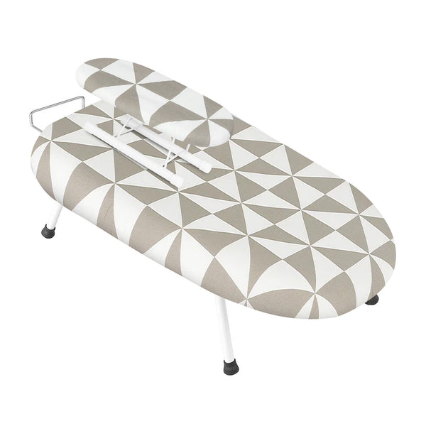 1pc Compact Folding Ironing Board with Pink Floral Pattern - Space-Saving, Easy Storage, Multi-Use Design for Home Use, Durable Plastic Material, Ironing Boards