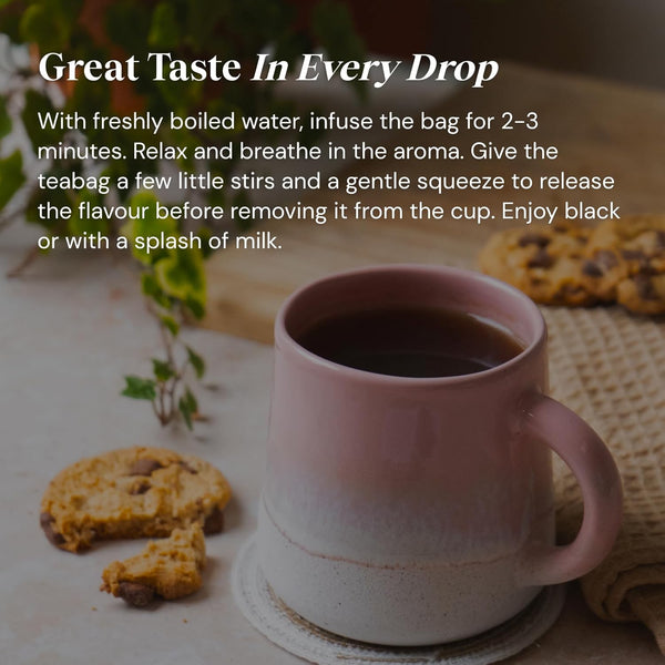 Twinings Spicy Chai Tea Warming & Aromatic Black Tea Spices of Cinnamon, Clove & Ginger with Assam Tea Base, 40 Biodegradable Tea Bags