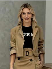 Two-Piece Set for Women Featuring an Elegant Blouse And a Skirt (LL168)