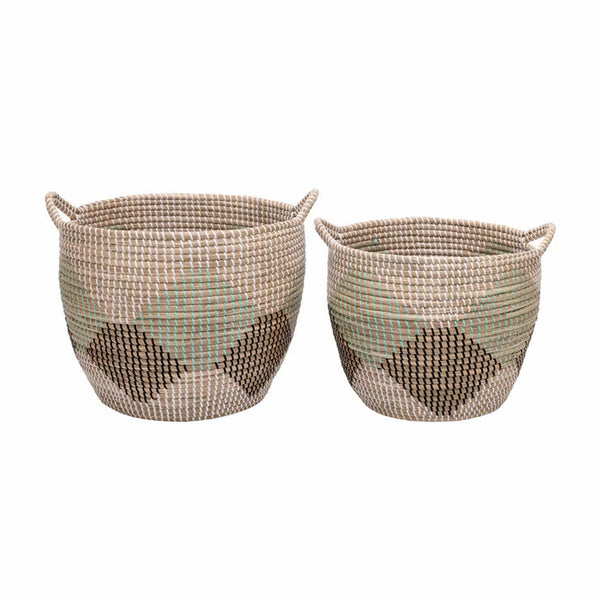 Seagrass Basket Set, 2 Pack