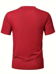 5pcs Men'S Short Sleeve T-Shirts Summer New Arrival Light Board Multi-Color Round Neck Clothing Pullover Casual Sports Apparel Men'S Tops