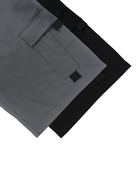 Set of 2 Men'S Summer Casual Woven Strap Cargo Shorts