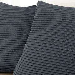 1pc Stripe Velvet Cushion Cover – Soft Luxury Cushion Case, Modern Textured Design, Machine Washable for Sofa & Bedroom Decor, Ideal Gift