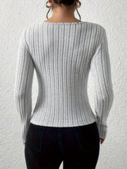 Women'S Elegant Long Sleeve Blouse - Slim Fit Crew Neck Top with Lace-like Mesh Panel, Chic Office to Party Shirt for Fall, Non-See-Through Formal & Everyday Outfits - Women'S Clothing, Ladies Shirts And Tops, Casual Wear, Sophisticated Casual, Nontranspa