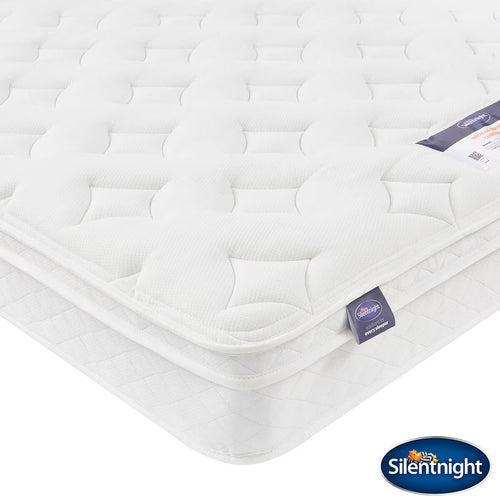 Silentnight Miracoil Memory Cushion Top Mattress, Super King