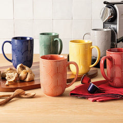 Over & Back Arch Mugs, 6 Pack